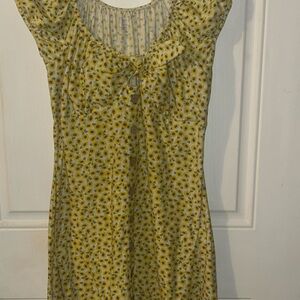Floral Yellow Dress